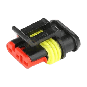 3 pole waterproof sockets for tyco replacement superseal 1.5 female connector turbo speed sensor housing 282087 1