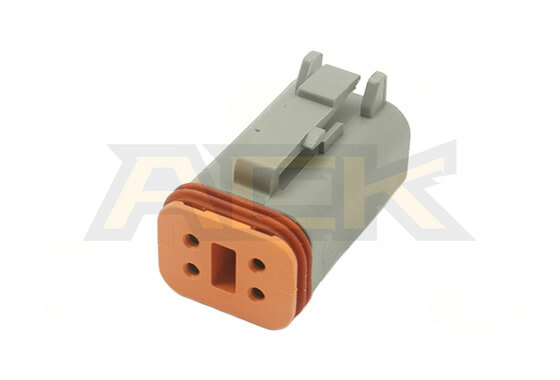 deutsch dt series 4 way female receptacle connector dt06 4s with w4s