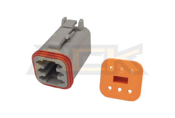 deutsch dt series 6 way female receptacle connector dt06 6s with w6s (4)