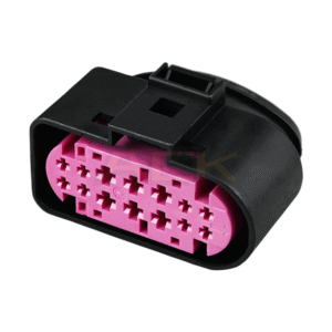 14 way car headlamp front light female connector auto xenon lamp socket sensor plug 1j0 973 737 for vw golf mk6 skoda
