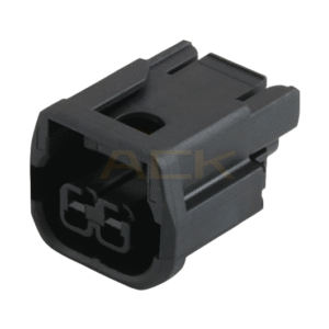 2 pole female front led headlights fog light connector 6189 7408