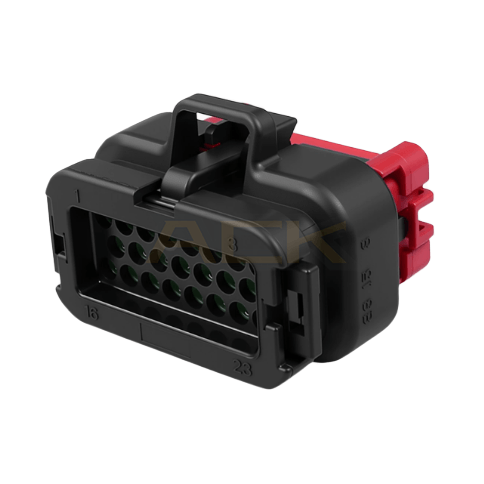 23 way ampseal black color female sensor connector 770680 1