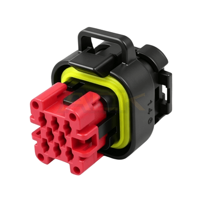 8 way ampseal connecteur de capteur femelle couleur noire 776286 1