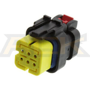 Conector de sensor sellado hembra AmpSeal de 6 polos 776433 3 (3)