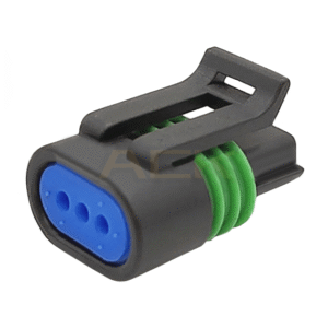 delphi 3 way female metri pack 150.2 series sealed crankshaft sensor connector cdi racing ignition coil plug 12162182