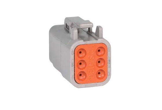 deutsch dtm series 6 way female receptacle connector dtm06 6s (2)