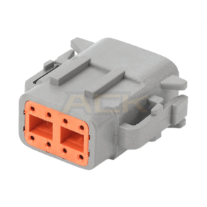 deutsch dtm series 8 way female receptacle connector dtm06 08sa with wm 8s