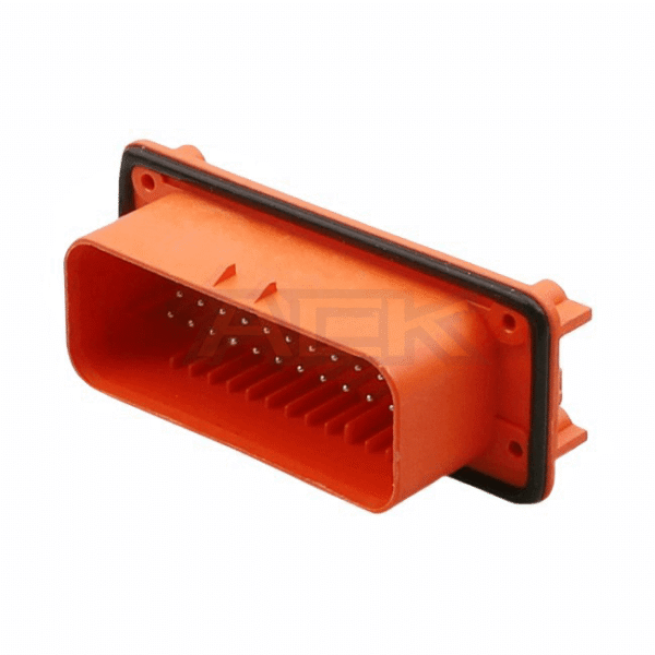 right angle 35 pin ampseal male sensor connector ecu pcb header 776163 6