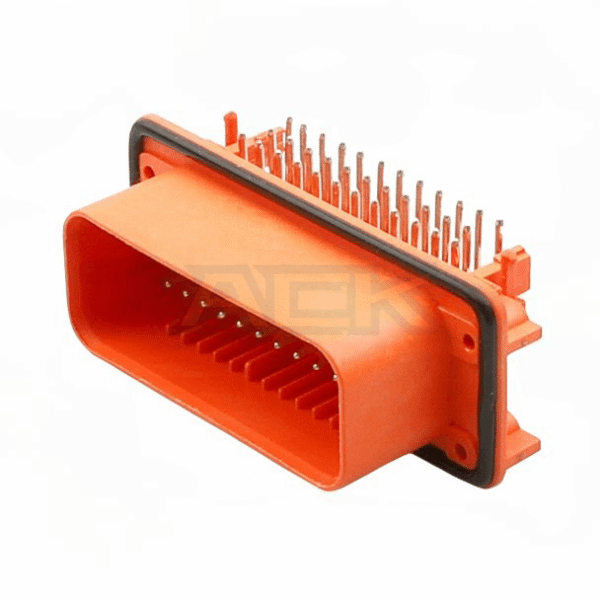 right angle 35 pin ampseal male sensor connector ecu pcb header 776163 6