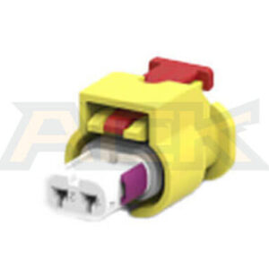 2 way female sealed auto connector 2 1718643 4