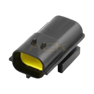 2 hole male sealed auto receptacle 344274 1