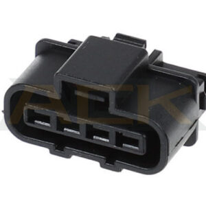 Conector de sensor automotriz impermeable hembra de 4 vías