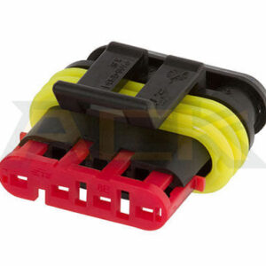 Conector de cable impermeable hembra de 4 pines de la serie TE AMP Superseal 1.5 282088 1 (3)