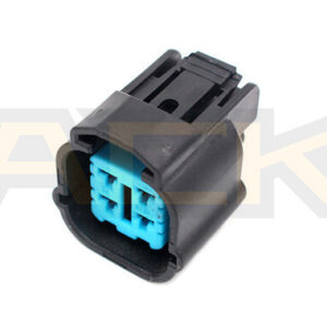 4 pin sealed female auto connector 6189 0763