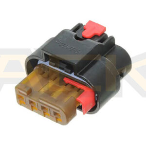 te 4 hole female sealed auto connector 1 1456426 6