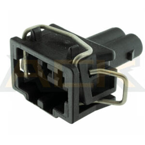 2 way black 2.8 timer sealed female connector assembly 12185025