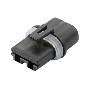 2 way black 8.0 sealed female connector assembly 10717422
