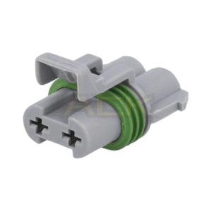 2 way gray ducon 6.3 sealed female connector assembly 12147067