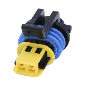 delphi gt 150 3.5mm 2 pole female sealed sensor connector housing 15336024
