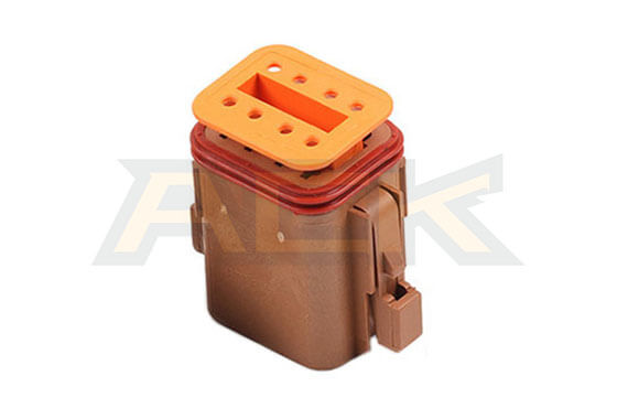 dt06 08sd 8 pin female brown housing deutsch connectors socket (4)