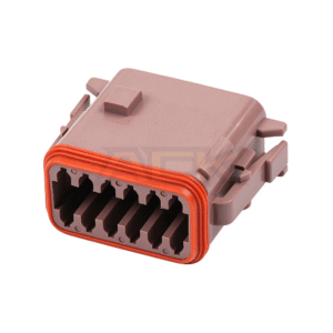 dt06 12sd 12 pin female brown housing deutsch connectors socket