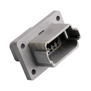 deutsch dt series dt04 12pa l012 12 pin male welded flange receptacle