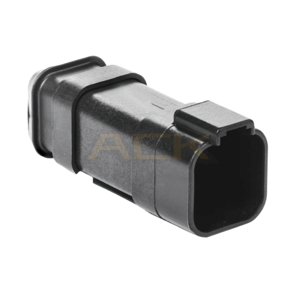deutsch dt series dt04 6p ce09 6 pin male housing shrink boot adapter