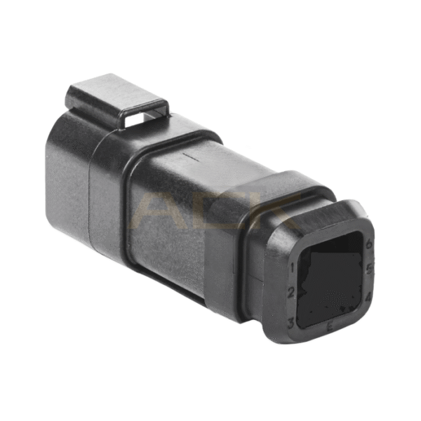 deutsch dt series dt04 6p ce09 6 pin male housing shrink boot adapter