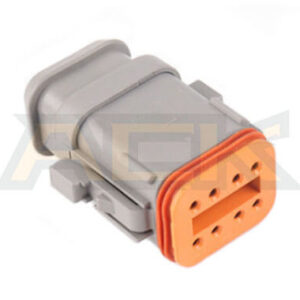 Deutsch DT Series DT06 08SA E008 Adaptador de bota retráctil de carcasa hembra de 8 pines