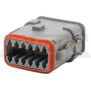 Deutsch DT Series DT06 12SA EP20 Adaptador de bota retráctil de carcasa hembra de 12 pines