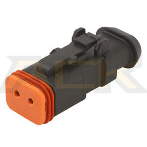 Deutsch DT Series DT06 2S EP11 Adaptador de bota retráctil de carcasa hembra de 2 pines