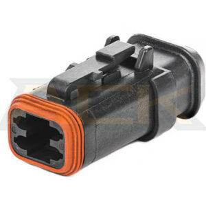 Deutsch DT Series DT06 4S EP11 Adaptador de bota retráctil de carcasa hembra de 4 pines