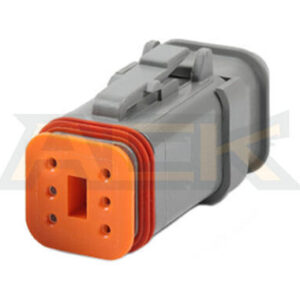 Deutsch DT Series DT06 6S E008 Adaptador de bota retráctil de carcasa hembra de 6 pines