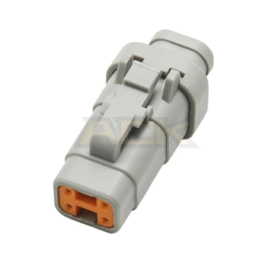 Deutsch DTM Series Automotive Housing DTM06-4S-E007 4 Position Female Receptacle Assembly avec Shink Boot Adapter