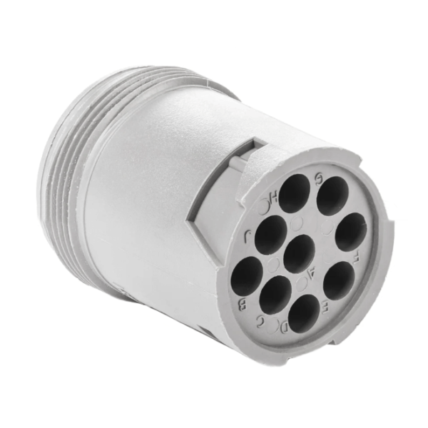 deutsch hd10 series hd14 9 96p 9 position circular male connector receptacle housing panel mount