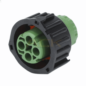 3 967325 1 4 position female waterproof wire to wire circular din housing