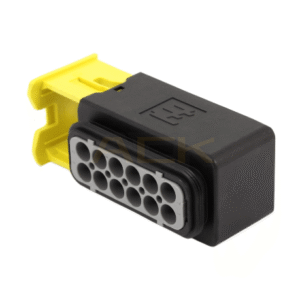 amp hdscs series 12 pole female automotive connector 2 1670901 1