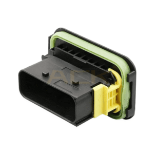 amp hdscs series 16 pole male hybrid truck front lamp connector 1 1564407 1
