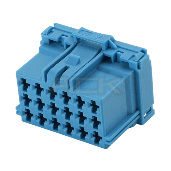 amp mcp 2.8 series 18 way female unsealed ecu connector housing 6 968974 1