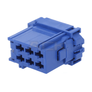 amp mcp 2.8 series 6 way female unsealed auto connector housing 8 968970 1
