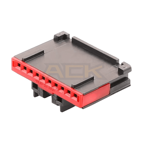 tyco 10 position female unsealed automotive connector housing 1452187 1