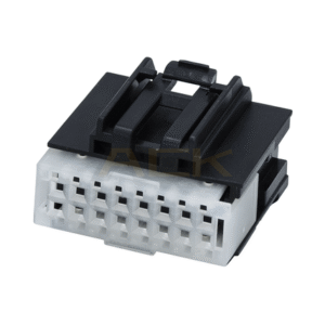 tyco 16 position female unsealed automotive connector housing 1456867 3