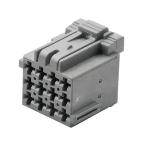 12 pin female unsealed car connector 1 967622 5