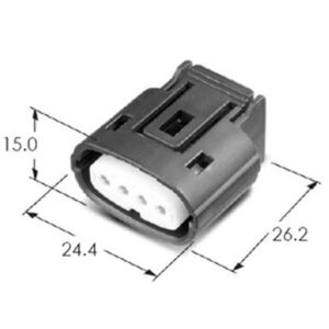 4 way sealed female auto connector mg644145 5