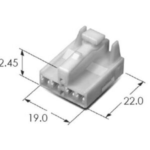 Connecteur automobile femelle non scellé 4 voies MG612225 5