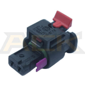 Carcasa del conector automático sellado hembra de 2 posiciones de AMP MCON 1 2236896 5 (2)