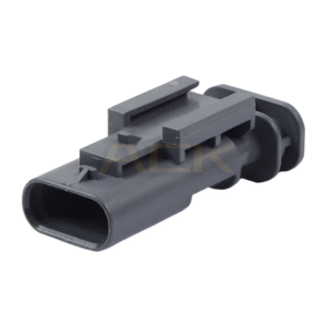 amp mcon 3 position male sealed auto connector housing 2 1703494 1