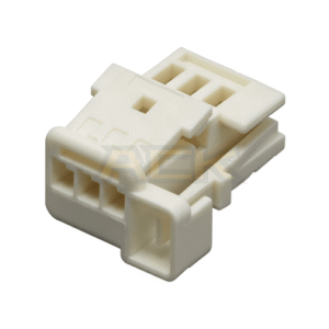 tyco mqs series 3 pin unsealed female wire connector 953697 2