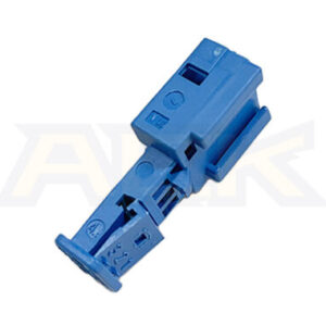 Conector de cable macho sin sellar de 3 pines de la serie MQS de Tyco 953698 3 (2)