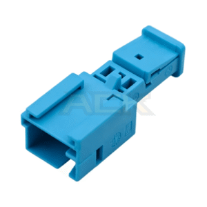 tyco mqs series 3 pin unsealed male wire connector 953698 3